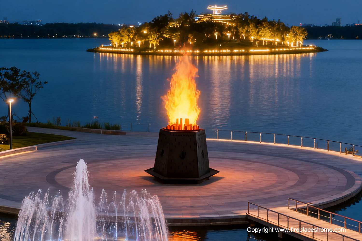 slide fireplace camp series show 1 1