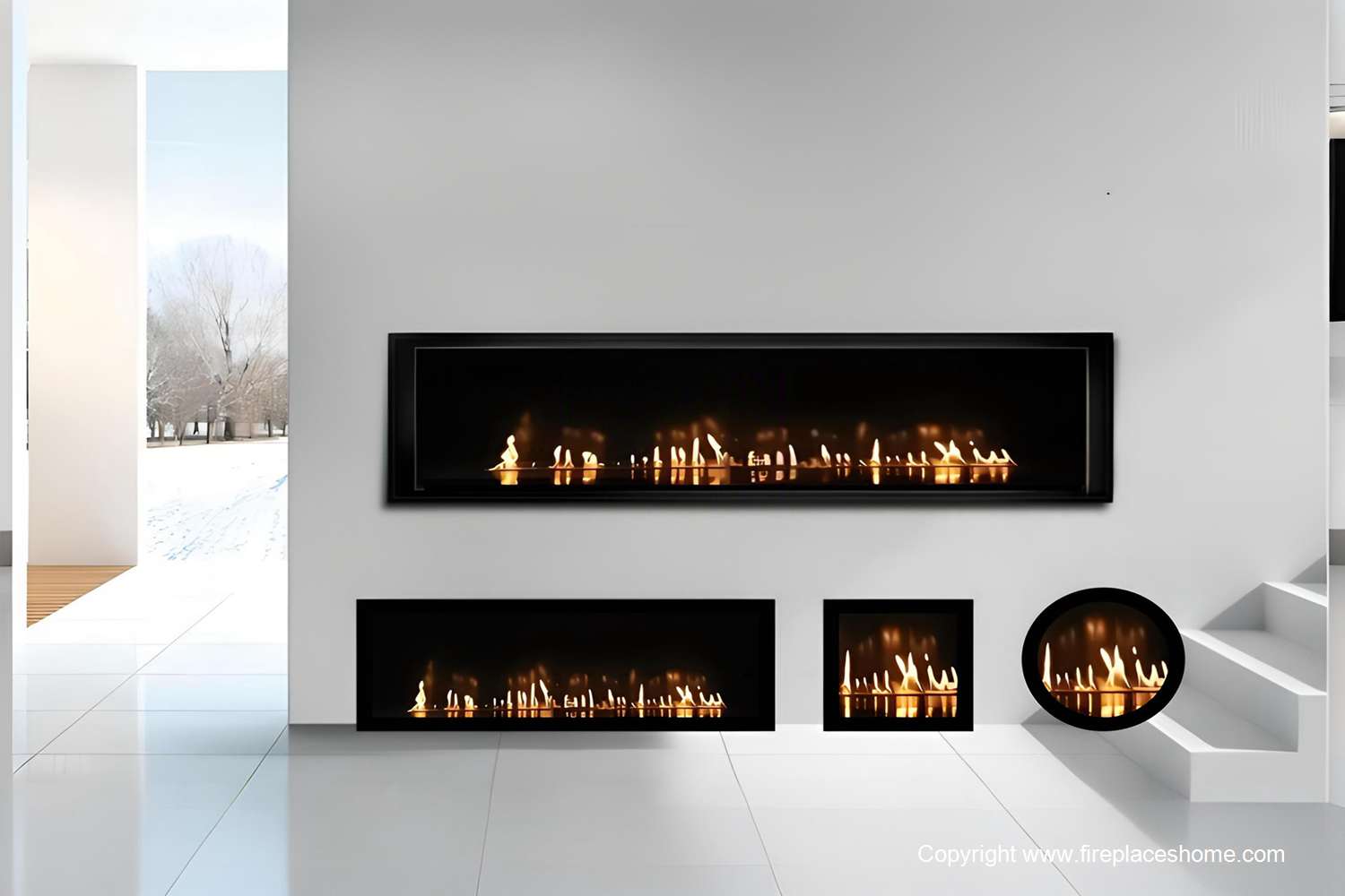 slide gas fireplace series show 1 1