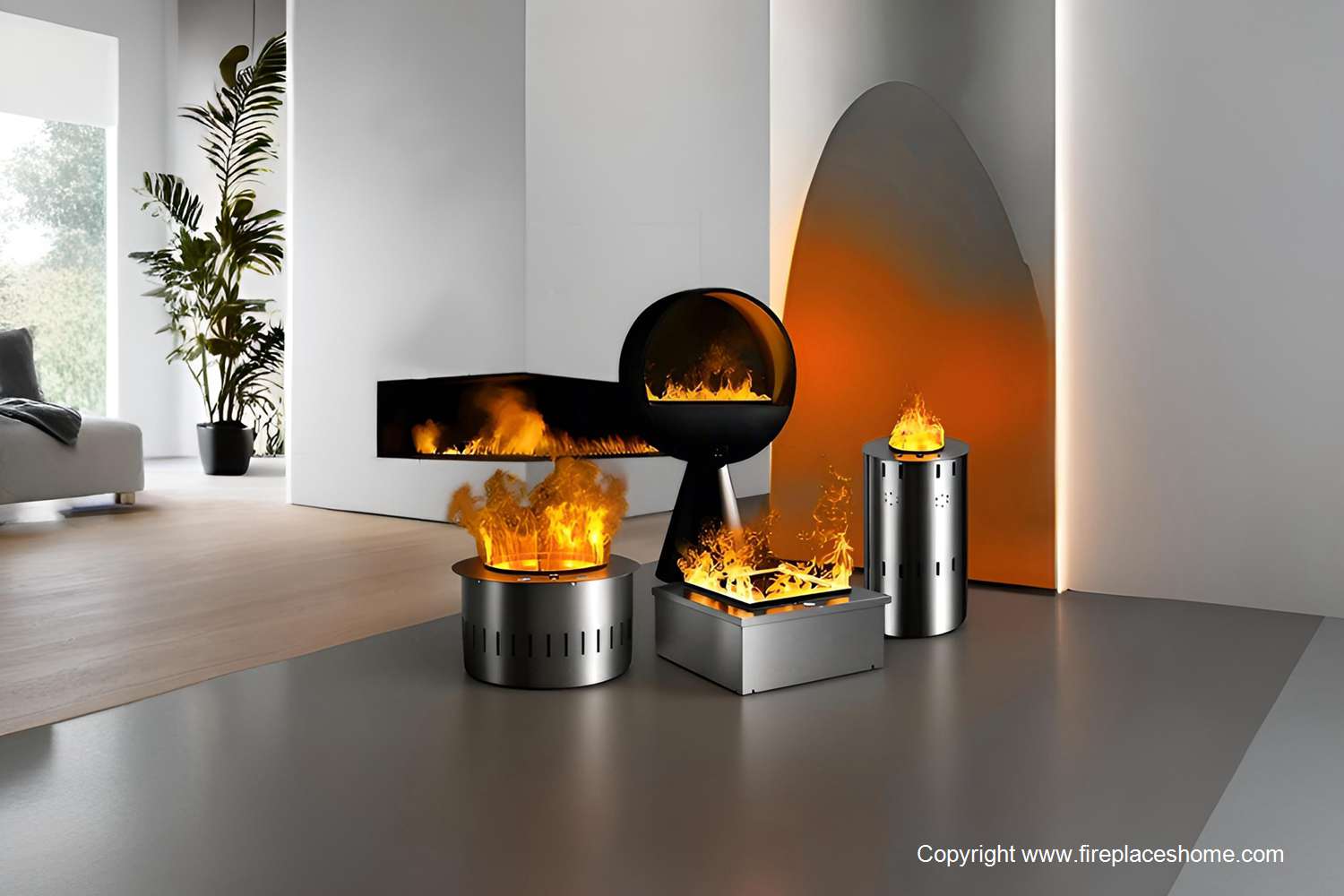 slide water vapor fireplace series show 1 1